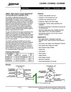 浏览型号CA3094的Datasheet PDF文件第1页