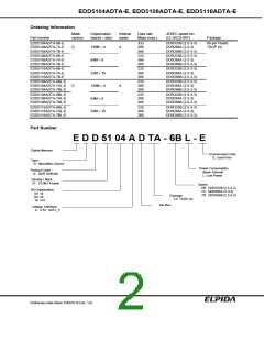 浏览型号EDD5116ADTA-7A-E的Datasheet PDF文件第2页