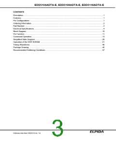 浏览型号EDD5116ADTA-7A-E的Datasheet PDF文件第3页