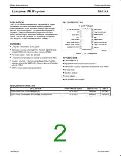 浏览型号SA614A的Datasheet PDF文件第2页