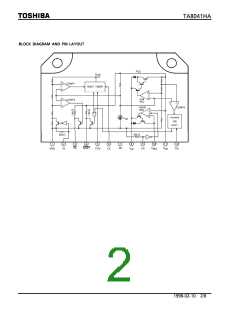 浏览型号TA8041HA的Datasheet PDF文件第2页