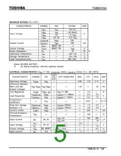 浏览型号TA8041HA的Datasheet PDF文件第5页