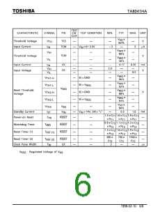 浏览型号TA8041HA的Datasheet PDF文件第6页