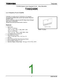 浏览型号TA8248的Datasheet PDF文件第1页