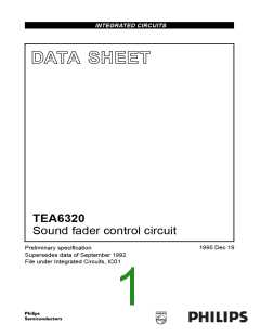 浏览型号TEA6320T的Datasheet PDF文件第1页