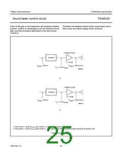 浏览型号TEA6320T的Datasheet PDF文件第25页