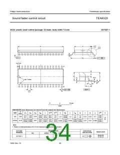 浏览型号TEA6320T的Datasheet PDF文件第34页