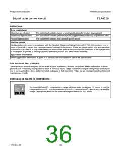 浏览型号TEA6320T的Datasheet PDF文件第36页