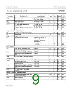 浏览型号TEA6320T的Datasheet PDF文件第9页