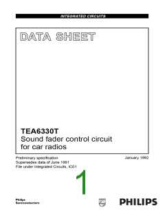 浏览型号TEA6330T的Datasheet PDF文件第1页