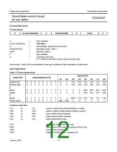浏览型号TEA6330T的Datasheet PDF文件第12页