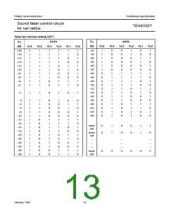 浏览型号TEA6330T的Datasheet PDF文件第13页