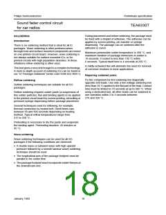 浏览型号TEA6330T的Datasheet PDF文件第18页