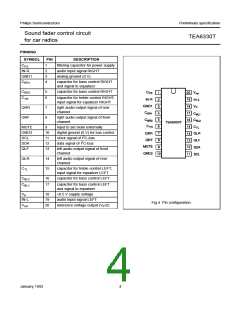 浏览型号TEA6330T的Datasheet PDF文件第4页