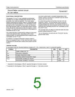 浏览型号TEA6330T的Datasheet PDF文件第5页