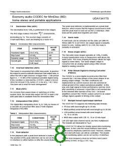 浏览型号UDA1341TS的Datasheet PDF文件第8页