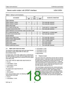 浏览型号UDA1355H的Datasheet PDF文件第18页