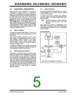 浏览型号93LC46B-I/P的Datasheet PDF文件第5页
