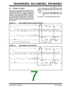 浏览型号93LC46B-I/P的Datasheet PDF文件第7页
