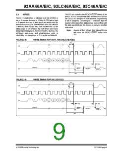 浏览型号93LC46B-I/P的Datasheet PDF文件第9页
