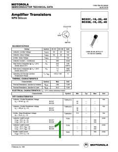 浏览型号BC338-25的Datasheet PDF文件第1页