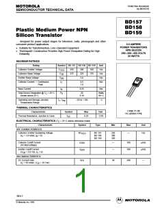 浏览型号BD157的Datasheet PDF文件第1页