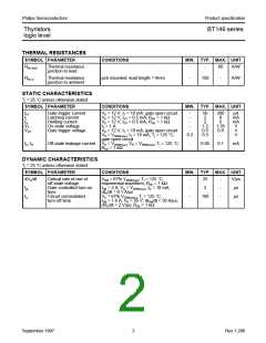浏览型号BT149D的Datasheet PDF文件第2页