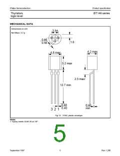 浏览型号BT149D的Datasheet PDF文件第5页