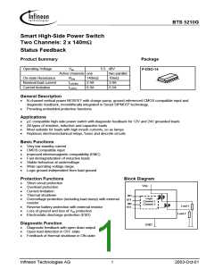 浏览型号BTS5210G的Datasheet PDF文件第1页