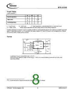 浏览型号BTS5210G的Datasheet PDF文件第8页