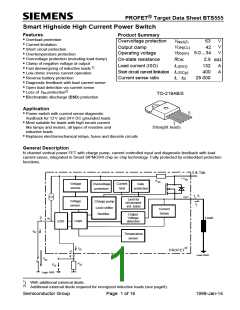 浏览型号BTS555的Datasheet PDF文件第1页