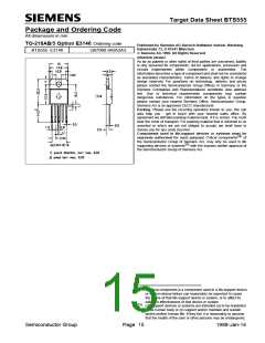浏览型号BTS555的Datasheet PDF文件第15页