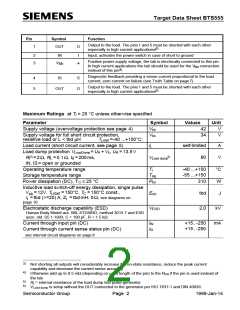 浏览型号BTS555的Datasheet PDF文件第2页