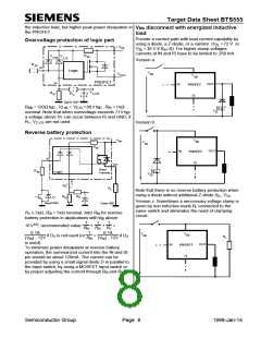 浏览型号BTS555的Datasheet PDF文件第8页