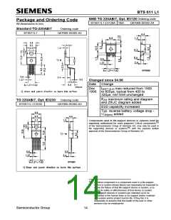浏览型号BTS611L1的Datasheet PDF文件第14页