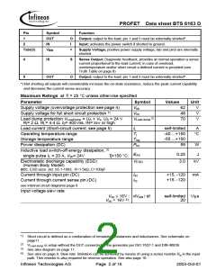 浏览型号BTS6163D的Datasheet PDF文件第2页
