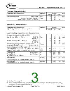 浏览型号BTS6163D的Datasheet PDF文件第3页