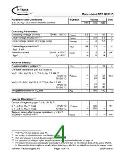 浏览型号BTS6163D的Datasheet PDF文件第4页