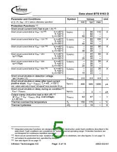 浏览型号BTS6163D的Datasheet PDF文件第5页