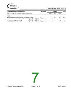 浏览型号BTS6163D的Datasheet PDF文件第7页