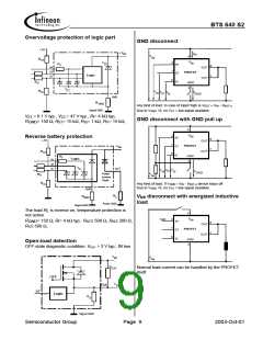 浏览型号BTS640S2的Datasheet PDF文件第9页