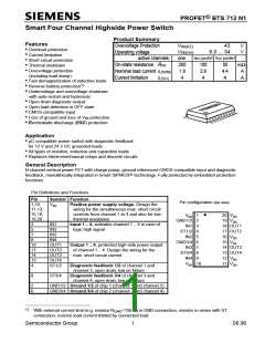 浏览型号BTS712N1的Datasheet PDF文件第1页