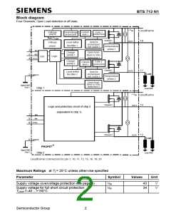 浏览型号BTS712N1的Datasheet PDF文件第2页