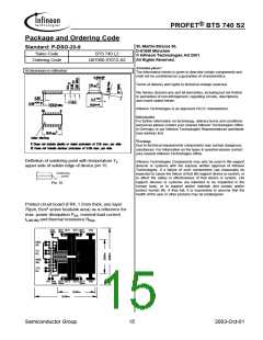 浏览型号BTS740S2的Datasheet PDF文件第15页
