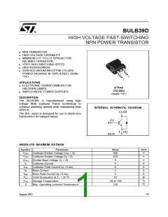 浏览型号BULB39D的Datasheet PDF文件第1页