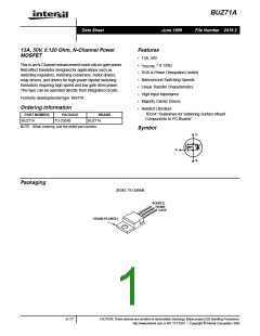 浏览型号BUZ71A的Datasheet PDF文件第1页