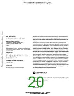 浏览型号MC44BC375T的Datasheet PDF文件第20页