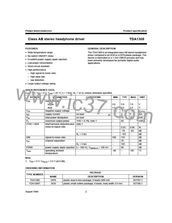 TDA1308图片预览