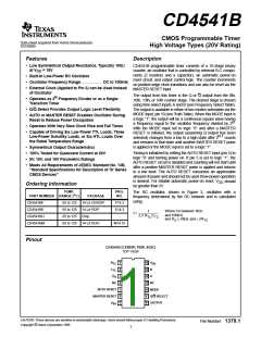 浏览型号CD4541BE的Datasheet PDF文件第1页