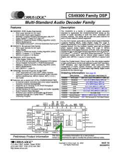 浏览型号CS49326的Datasheet PDF文件第1页